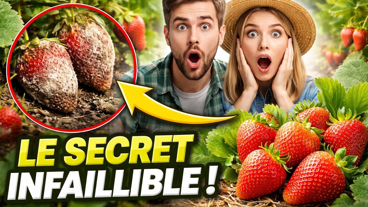Ne laissez plus vos fraisiers pourrir ! Le secret infaillible pour une récolte abondante 🍓