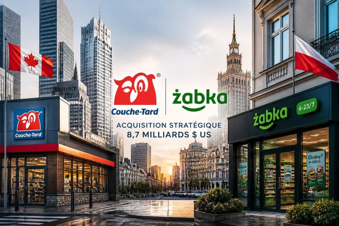 alimentation couche-tard acquiert le géant polonais zabka pour 8,7 milliards de dollars, marquant une expansion stratégique majeure sur le marché européen.