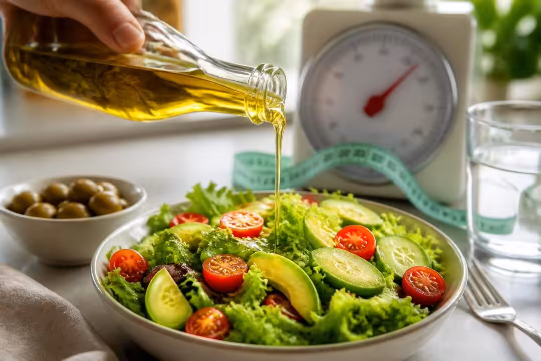 découvrez comment une simple astuce à l'huile d'olive peut réduire jusqu'à 80 calories par repas, pour manger sain et savoureux sans culpabilité.