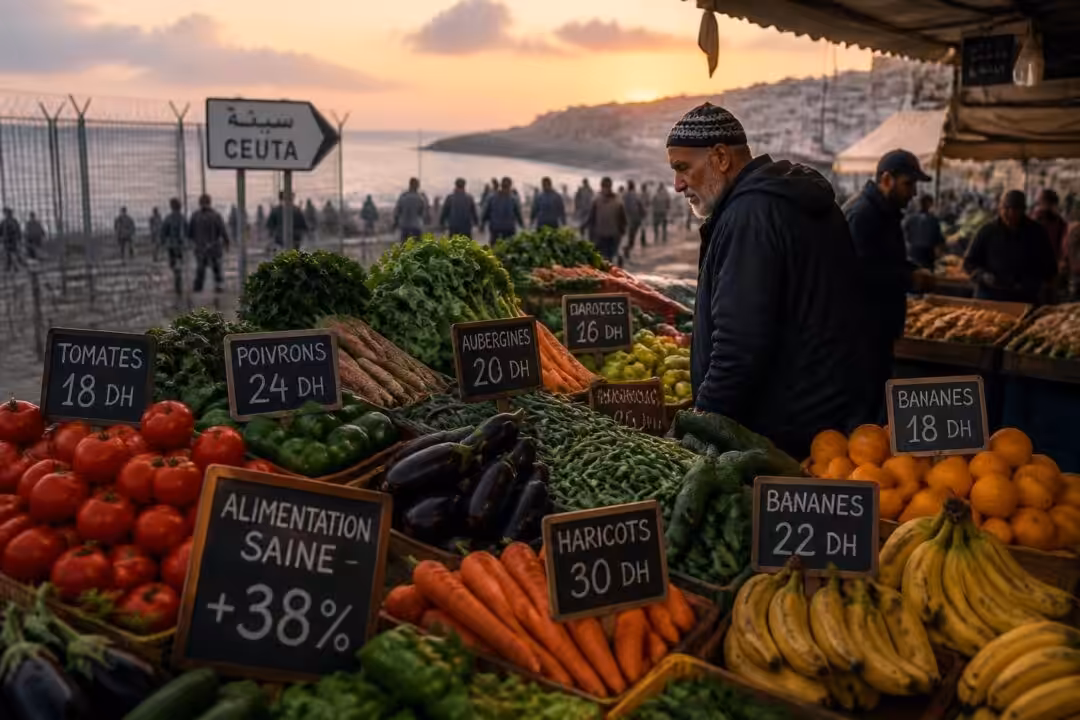 au maroc, le coût d'une alimentation saine augmente de 38% dans un contexte marqué par la crise migratoire à ceuta, impactant le pouvoir d'achat des ménages.
