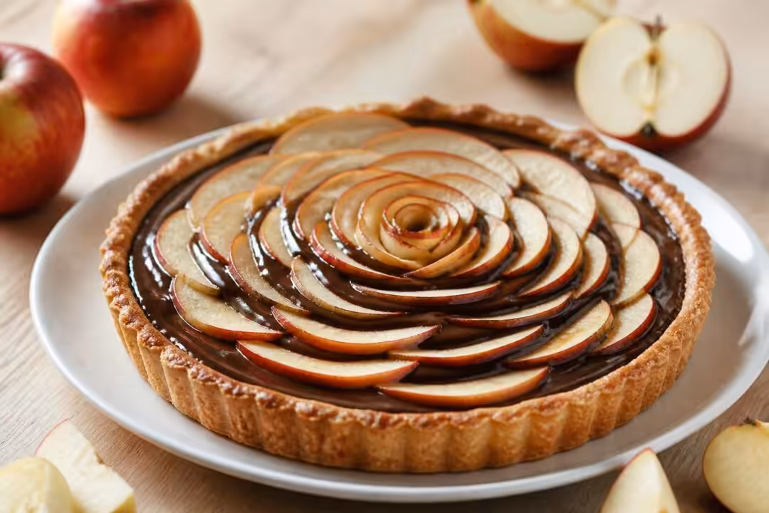 découvrez la recette gourmande de la tarte pommes et chocolat, alliant douceur des pommes et richesse du chocolat pour un dessert irrésistible.