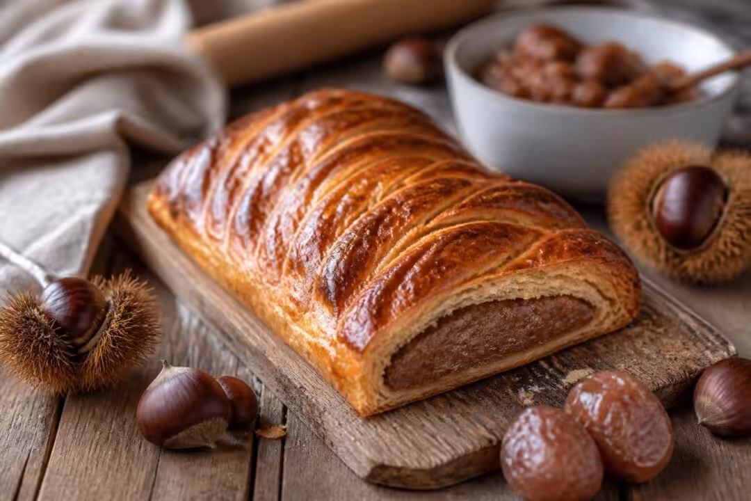 découvrez la recette traditionnelle de la torche aux marrons, un dessert classique et savoureux à base de crème de marrons, parfait pour régaler vos convives.